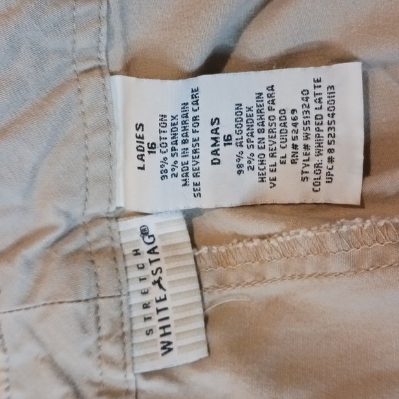 💰White Stag Ladies Stretch Capri Pants Pedal Pushes - Picture 3 of 3